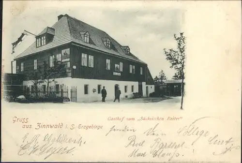 Zinnwald-Georgenfeld Zinnwald-Georgenfeld Erzgebirge Sachsen Gasthof zum Saechsischen Reiter x / Altenberg /Saechsische Schweiz-Osterzgebirge LKR