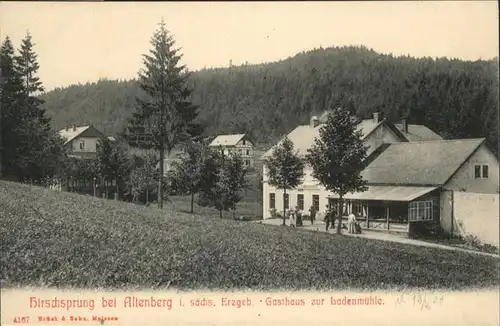 Hirschsprung Altenberg Erzgebirge Gasthaus zur Ladenmuehle *