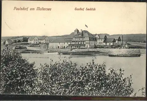 Paulsdorf Dippoldiswalde Maltersee Gasthof Seeblick x
