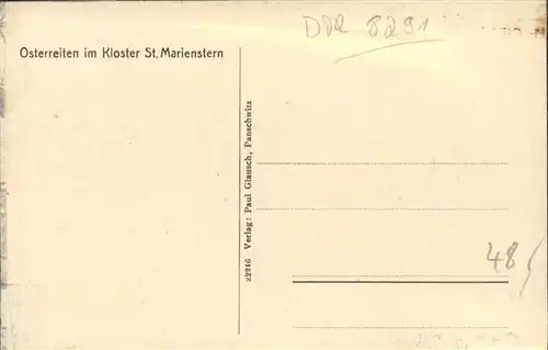 Schmeckwitz Osterreiten Kloster St. Marienstern *