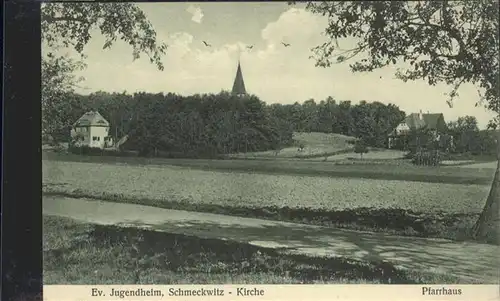 Schmeckwitz Kirche Jugenheim Pfarrhaus *