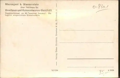 Heidenau Sachsen Heidenau Sachsen Meusegast Rittergut gh Kuehe * / Heidenau /Saechsische Schweiz-Osterzgebirge LKR