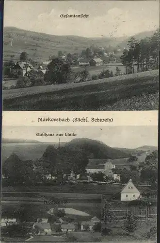 Markersbach Markersbach Gasthaus Linde x / Markersbach /Erzgebirgskreis LKR