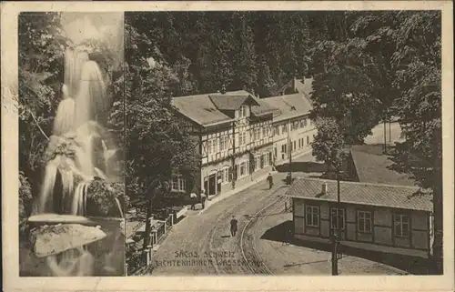 Kirnitzschtal Lichtenhainer Wasserfall Saechsische Schweiz *