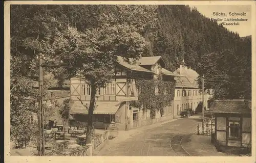 Kirnitzschtal Lichtenhainer Wasserfall Saechsische Schweiz x