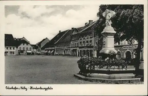 Osterhofen Niederbayern Hindenburgplatz Brunnen x