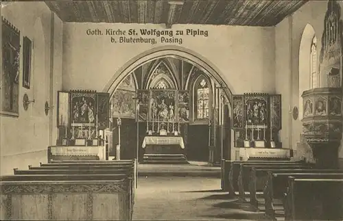 Pasing Kirche St Wolfgang zu Piping bei Blutenburg *