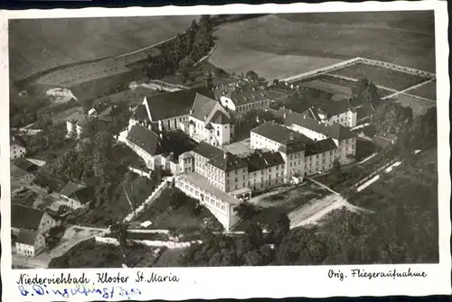 Niederviehbach Fliegeraufnahme Kloster St Maria