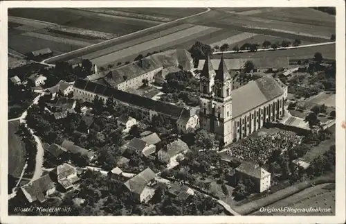 Niederalteich Fliegeraufnahme Kloster Niederalteich