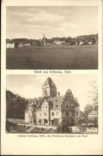 Schoenau Niederbayern Schloss Schoenau