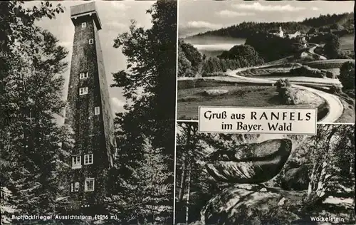 Ranfels Brotjacklriegel Aussichtsturm Wackelstein