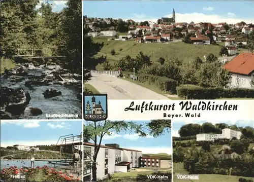 Waldkirchen Niederbayern VDK Heim Freibad Saussbachklamm
