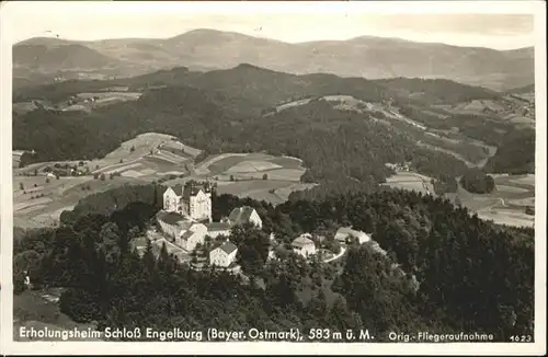 Englburg Niederbayern Fliegeraufnahme Erholungsheim Schloss Engelburg