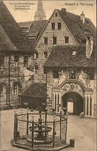 Altdorf Nuernberg Tor Athenebrunnen