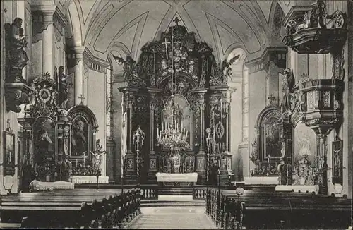 Scheinfeld Kloster Schwarzenberg Inneres Kirche 