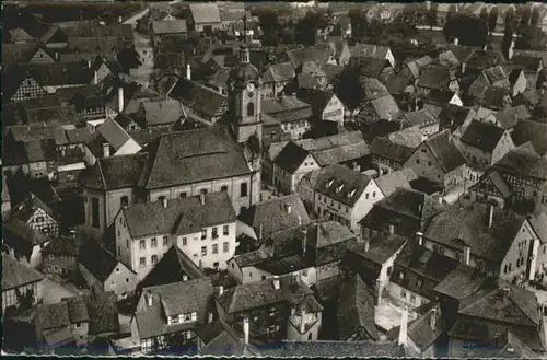 Scheinfeld Fliegeraufnahme Kirchstrasse