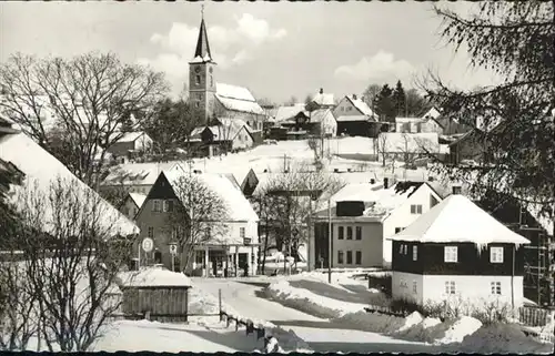 Fichtelberg Bayreuth Kirche Winter