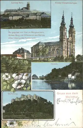 Staffelberg Kloster Vierzehnheiligen Schloss Banz Mainthal