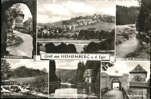 Hohenberg Eger Wettertal Hirschsprung Burg Hohenberg