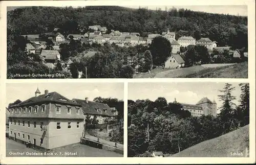 Guttenberg Oberfranken Gasthof Goldene Rose Schloss 