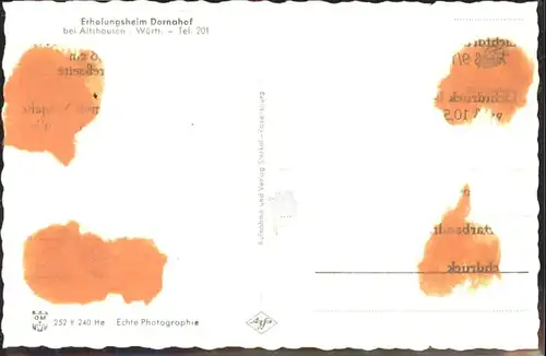 Altshausen Erholungsheim Dornahof