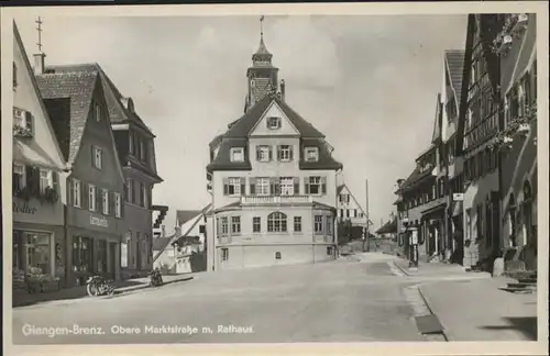 Giengen Brenz Marktstrasse Rathaus