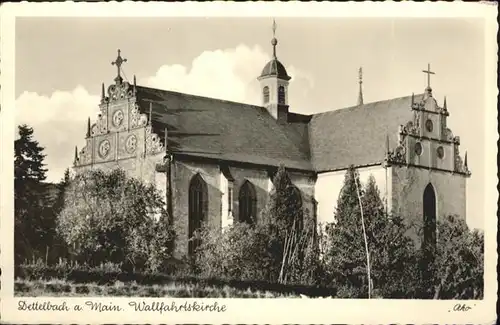 Dettelbach Bahnhof Kirche 