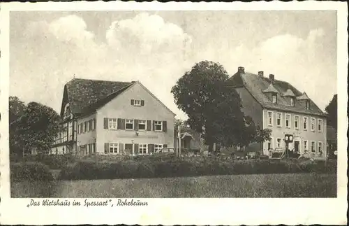 Rohrbrunn Wirtshaus im Spessart