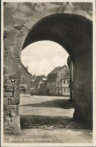 Obernburg Main Tordurchblick