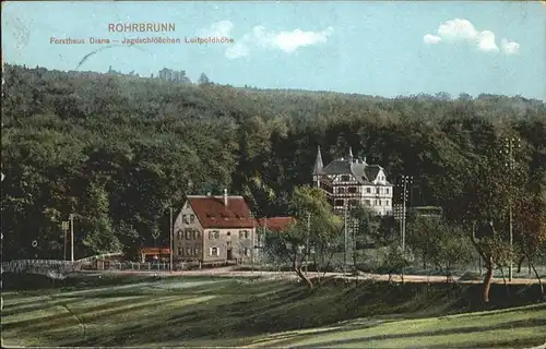 Rohrbrunn Forsthaus Diana Jagdschloesschen Luitpoldhoehe