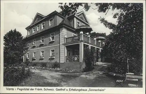 Vorra Pegnitz Gasthof Erholungsheim Sonnenheim