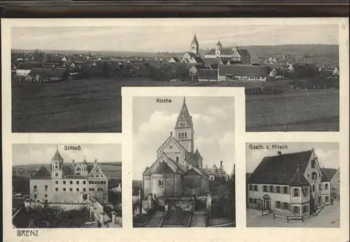 Brenz Schloss Kirche Gasthof Hirsch