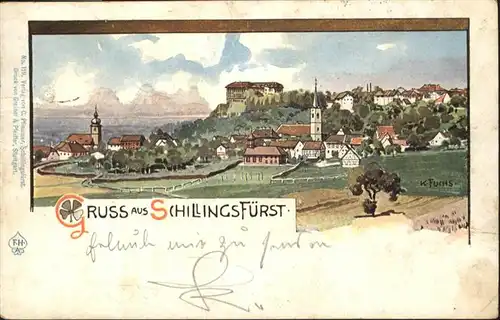 Schillingsfuerst Kuenstler K. Fuchs