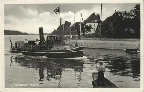 Au Rhein Zollhafen Schiff
