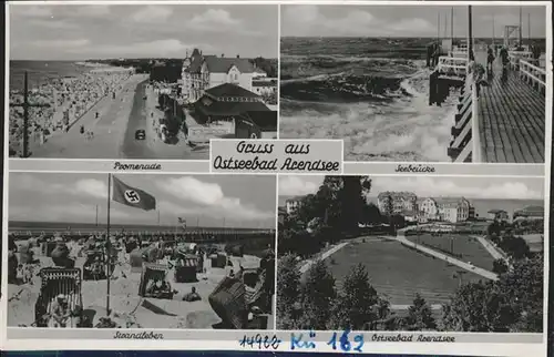 Arendsee Ostsee Seebruecke Strand Zensur