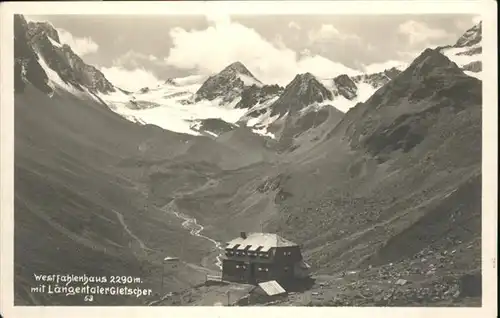 Westfalenhaus Laengentalergletscher / Neustift im Stubaital /Innsbruck