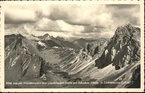 Landsbergerhuette Steinkarspitze Lachenspitze