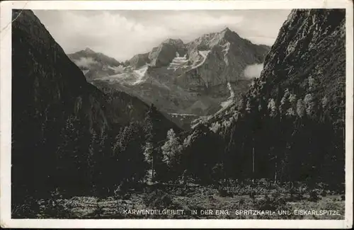 Karwendel Spritzkarlspitze Eiskarlspitze