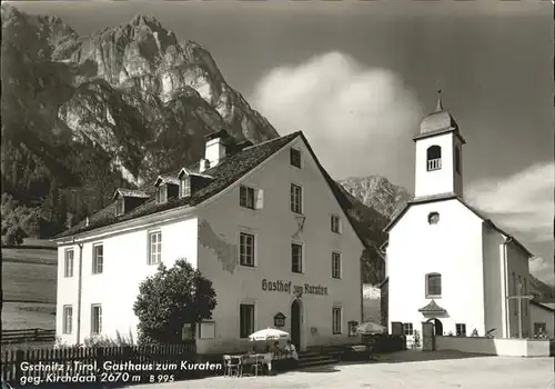 Gschnitz Tirol Gasthaus zum Kuraten / Gschnitz /Innsbruck