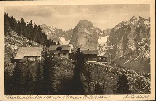 Vorderkaiserfelden Huette Elbmauer