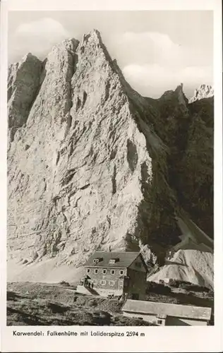 Karwendel Falkenhuette Laliderspitze