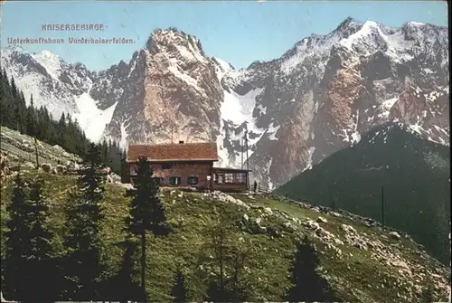 Vorderkaiserfelden Kaisergebirge Unterkunftshaus