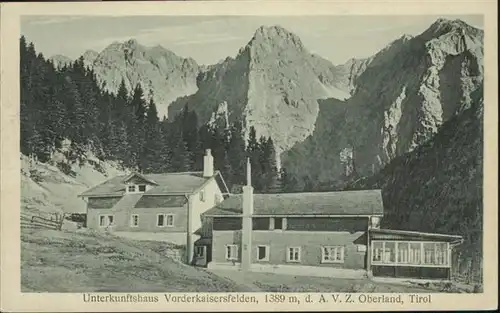 Vorderkaiserfelden Unterkunftshaus