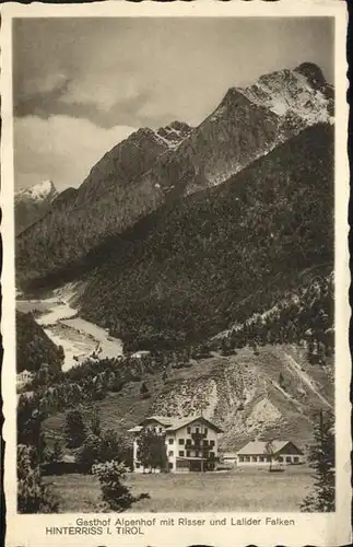 Hinterriss Tirol Alpenhof Risser Lalider Falken  / Vomp /Tiroler Unterland