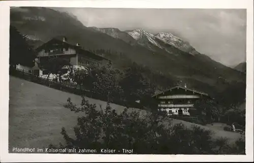 Kaisertal Pfandlhof Zahmen Kaiser