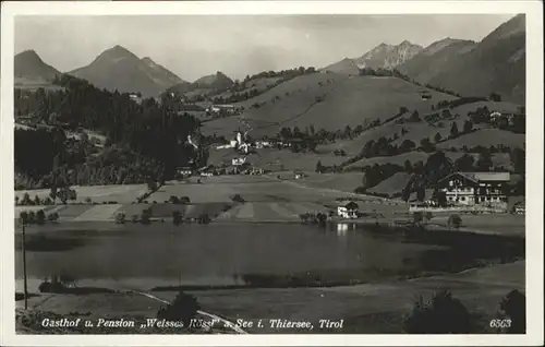 Thiersee Gasthof Pension Weisses Roessl