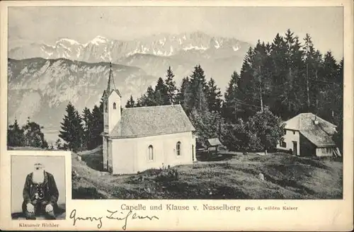 Wilder Kaiser Kapelle Klause Nusselberg Klausner Richter