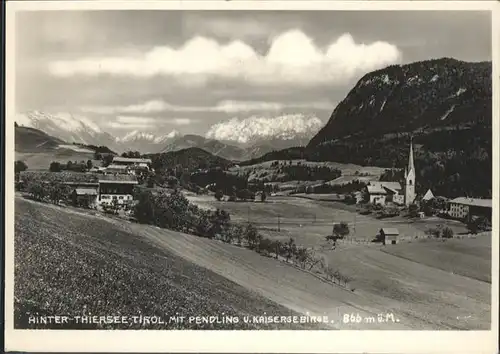 Thiersee Pendling Kaisergebirge