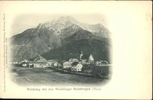 Waidring Tirol Waidringer Steinbergen / Waidring /Tiroler Unterland