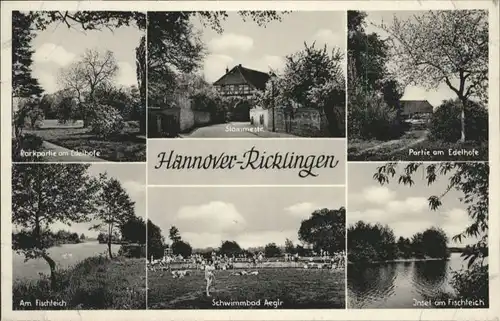 Ricklingen Edelhofe Fischteich Schwimmbad *